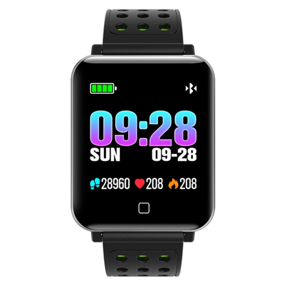 M19 Pulseira Inteligente Monitoramento De Tela Colorida Frequência Cardíaca Esportiva Bluetooth Impermeável Para Telefone Android Ios