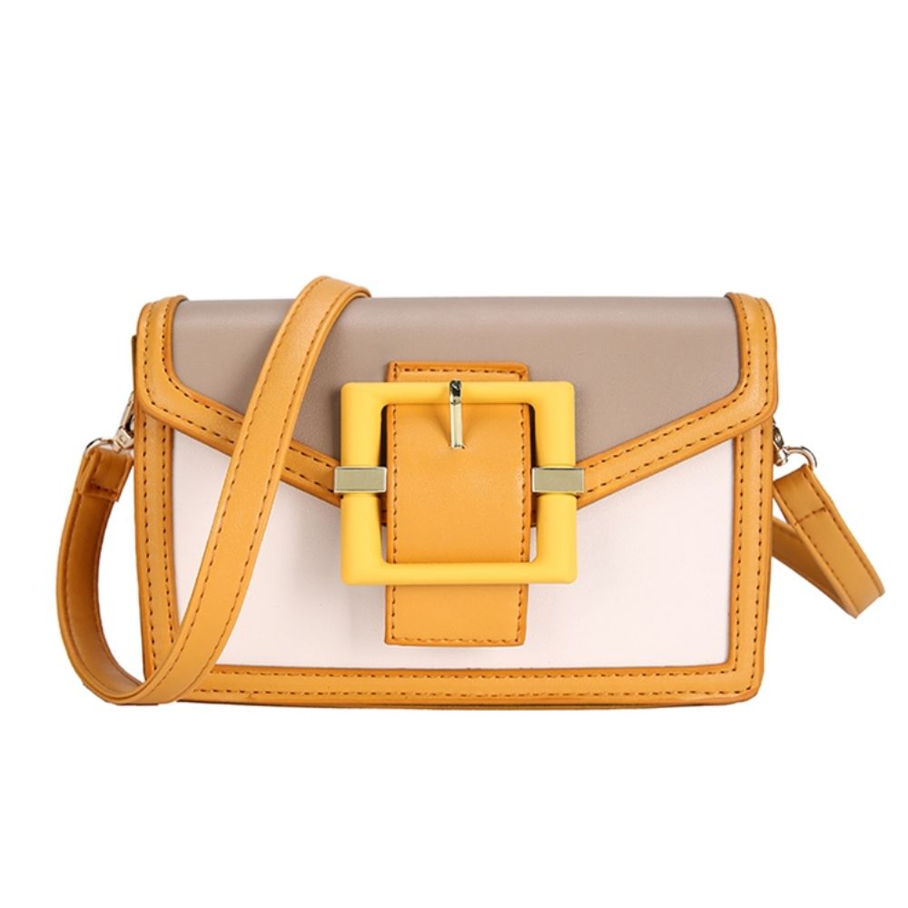 Bolsas De Tiracolo Simples Retangulares Decoradas Com Cinto De Pu