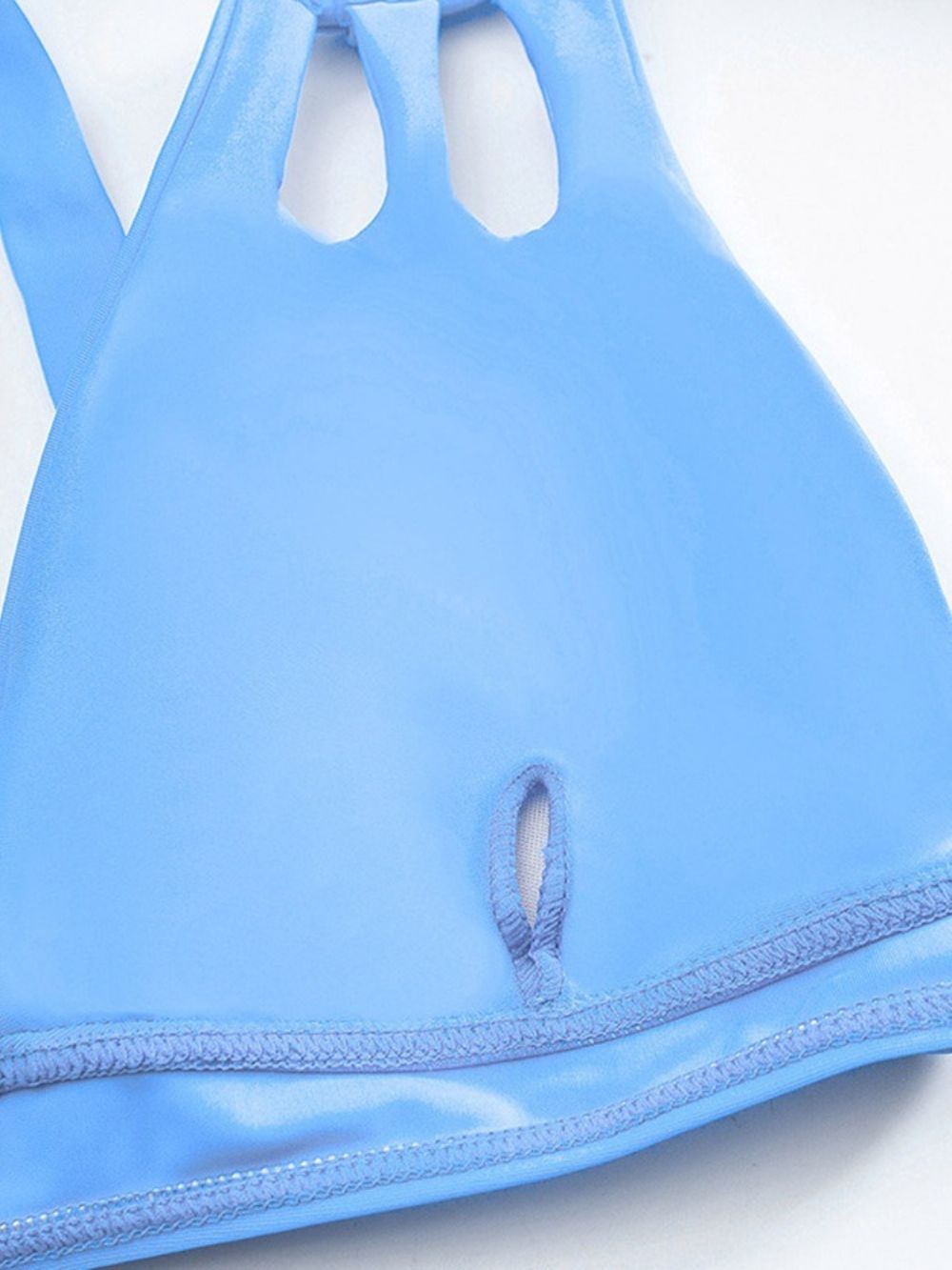Conjunto De Sunga Simples Sky Blue Sexy Tankini