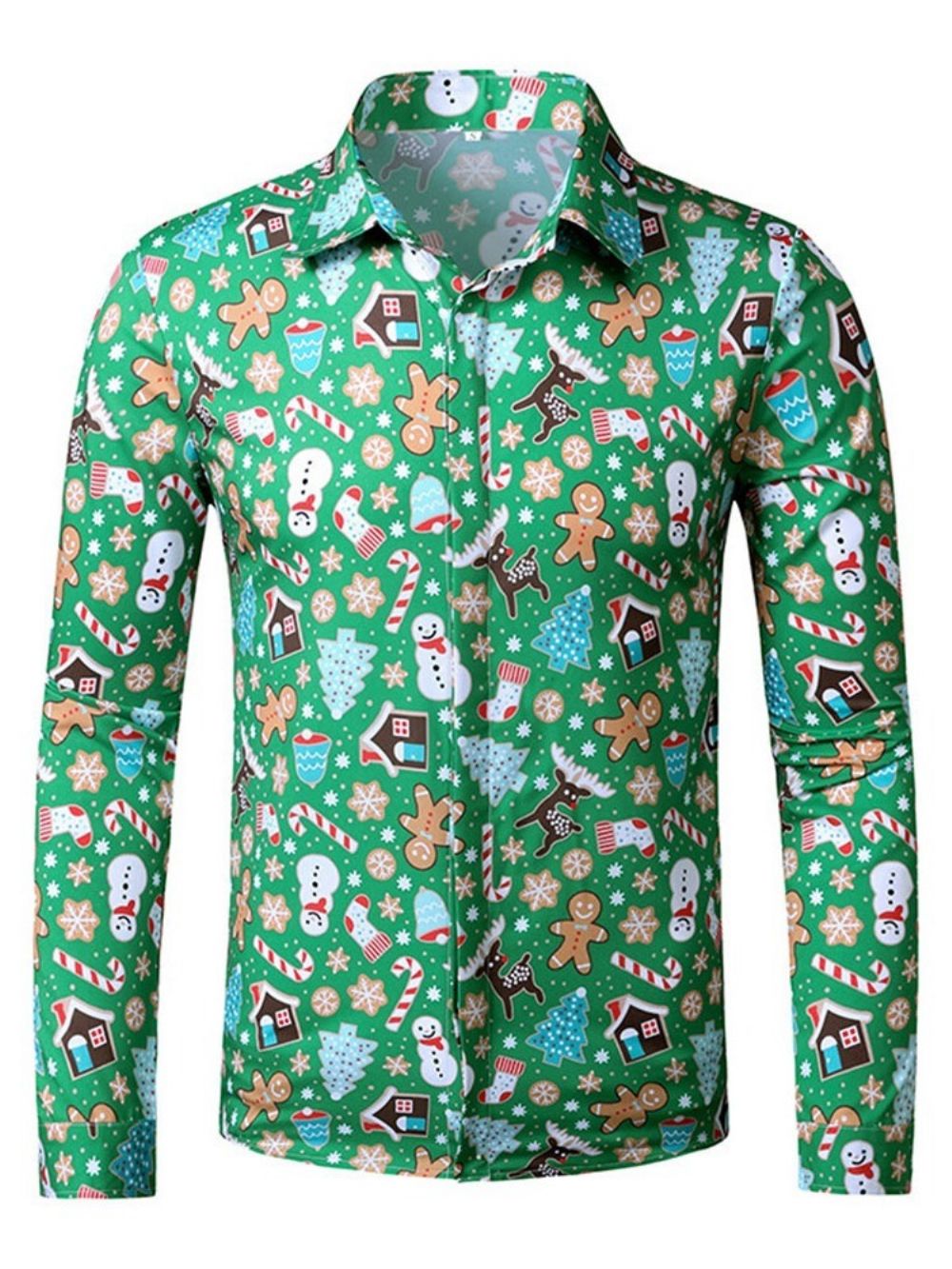 Camisa Estampada Floral Com Lapela De Primavera